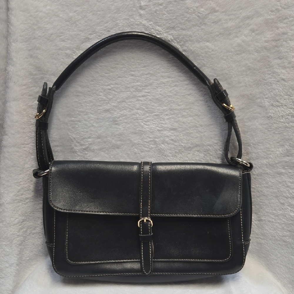 🎄Mondani Elegant Navy Stimulated Leather Shoulder Bag